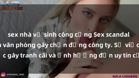 sex nhà vệ sinh công cộng Sex scandal của nữ nhân viên văn phòng gây chấn động công ty. Sự việc gây tranh cãi và ảnh hưởng đến uy tín của doanh nghiệp.